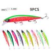 9 шт. приманка Mino 14 см/18,3 г, длинная броска для морской рыбалки, имитация жесткой приманки, поддельная приманка