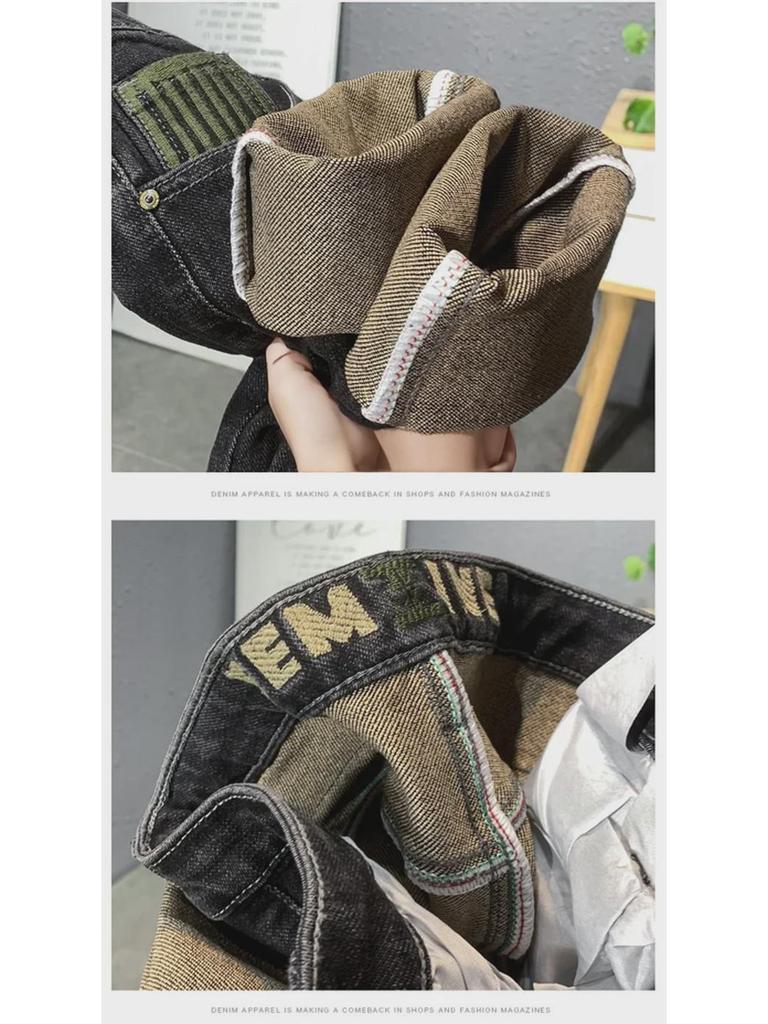 Men's Slim Fit Classic Fashion Brand Jeans - Trendy, All-Match Casual Pants