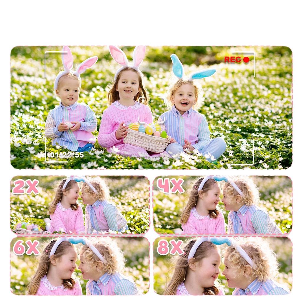 Детская камера 1080P HD Цифровая видеокамера для малышей 2,0-дюймовая детская камера с силиконовыми чехлами Игрушки для подарков на Рождество и день рождения