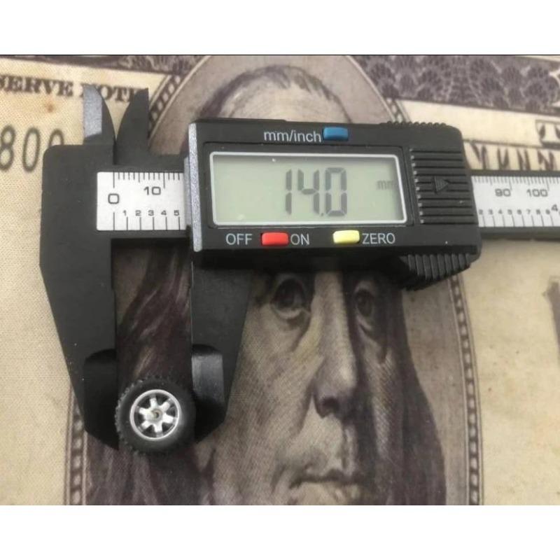 10 комплектов(на 10 машин) 1/64 Пластиковые 14мм Колеса Резиновые Покрышки для 1:64 Модель внедорожника для бездорожья