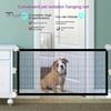 Dog Gate Pet Screen Mesh Gate Baby Puppy Indoor Safety Fence Guard with Hooks for House Stairs And Doorways
