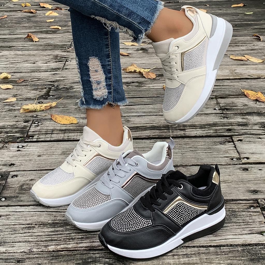 Women Sneakers Spring Autumn Solid Color Platform Shoes for Women Comfortable Elegant Sneakers Women Zapatos De Mujer