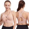 Women Bounce Control Zip Sports Bra Zip Front Sports Bras for Women Support Bras Wirefree High Impact Workout Yoga Tops
