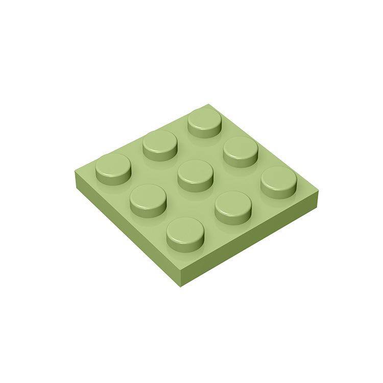80 шт. 11212 Пластина 3x3 Совместимая с MOC Детали Кирпичики Строительные Блоки Аксессуары Сборка Заменяемые Переключаемые Частицы DIY Детская Игрушка