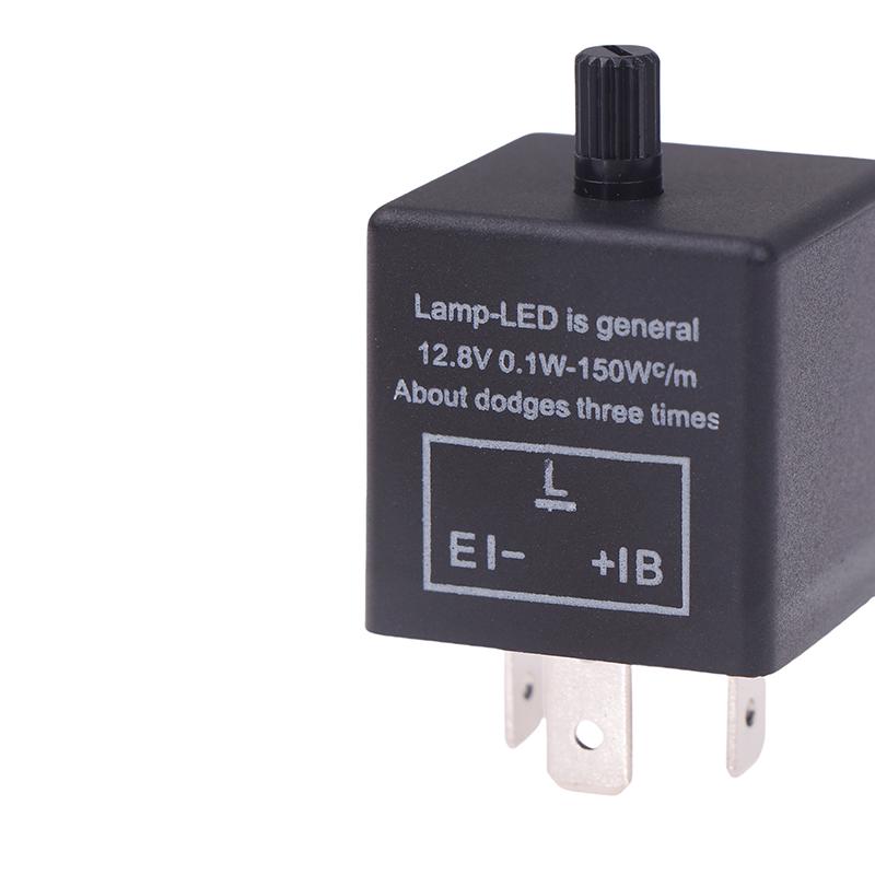 Led Flasher Blinker Cf14Kt Universal 3 Pins 12.8V 0.1W-150W Adjustable Led Turn Light Flasher Flash Relay For Car