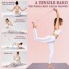 Эспандер-восьмерка Лента сопротивления для упражнений Рука Плечо Растяжка Силовые тренировки Фитнес Эластичный ремень 15/25/35 фунтов Мужчины Женщины Нескользящий силиконовый трос натяжения