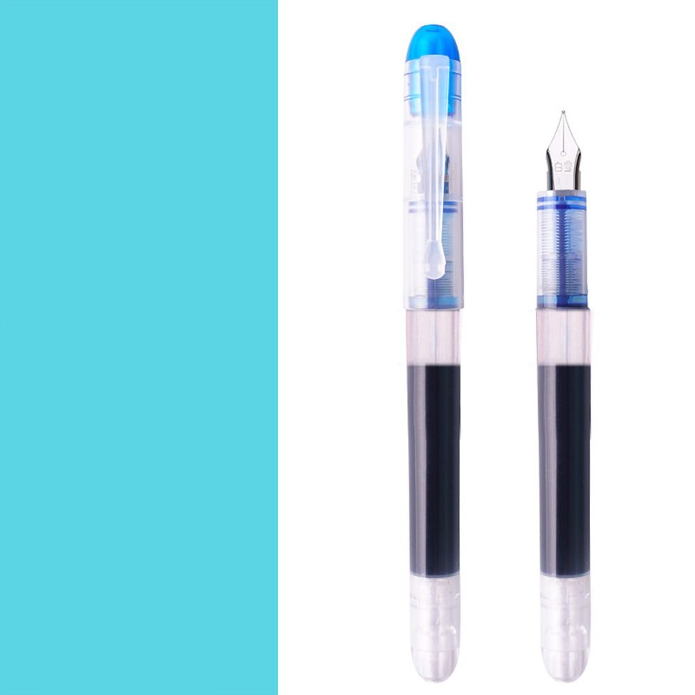F Nib Writing Ink Pens Large Capacity Straight Liquid Pen Fashion Fountain Pen  School Supplies
