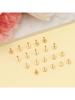 10 Pair 2mm Tiny Gold Flat Back Stud Earrings for Women Men Hypoallergenic Surgical Steel  CZ Ball Small Stud Earrings Set