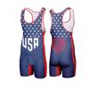 USR Unisex Quick-Dry Breathable Wrestling & Weightlifting Suit