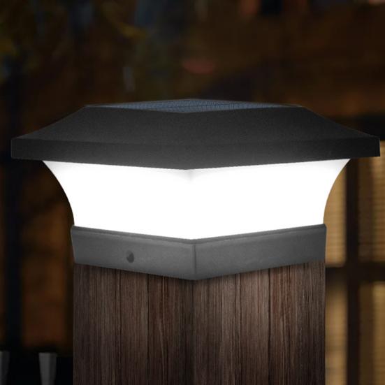 Солнечный светильник на столбе, водонепроницаемый уличный солнечный светильник, солнечный светильник на столбе для ограждения террасы, сада, патио, крыльца, украшения