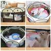 Pet Nest Pet Dog Cat Delivery Room Foldable Cat Nest Pet Fence Tent Octagonal Cage Pet Supplies