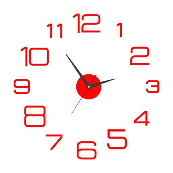 Luminous Wall Clock Silent Movement Easy-to-read Simple Installation Decorative DIY Wall Clock for Living Room Bedroom