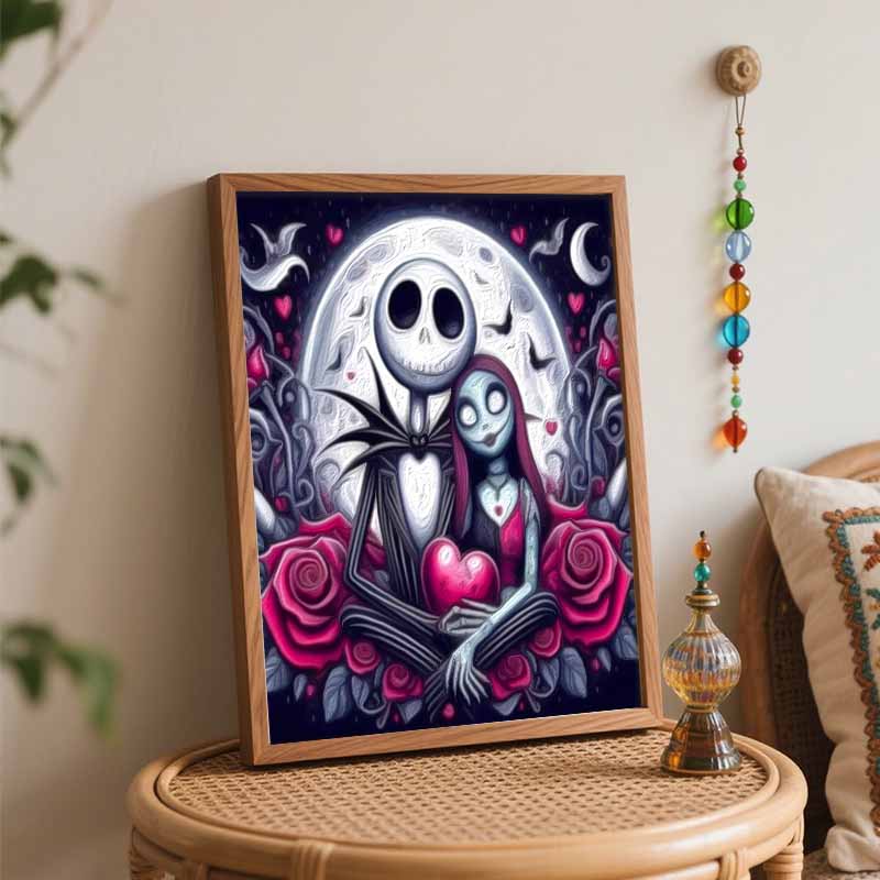 Disney Nightmare Before Xmas Oil Paint Kit Oil Paint Dots Home Wall Decor