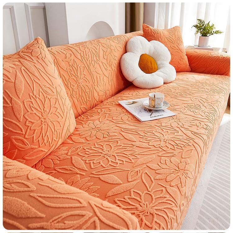 New Jacquard Velvet Elastic Sofa Cover All-season Universal Cat Scratch and Dust-proof Sofa Cover