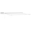 Electric Retractable Awning Green and White 4 x 3 m