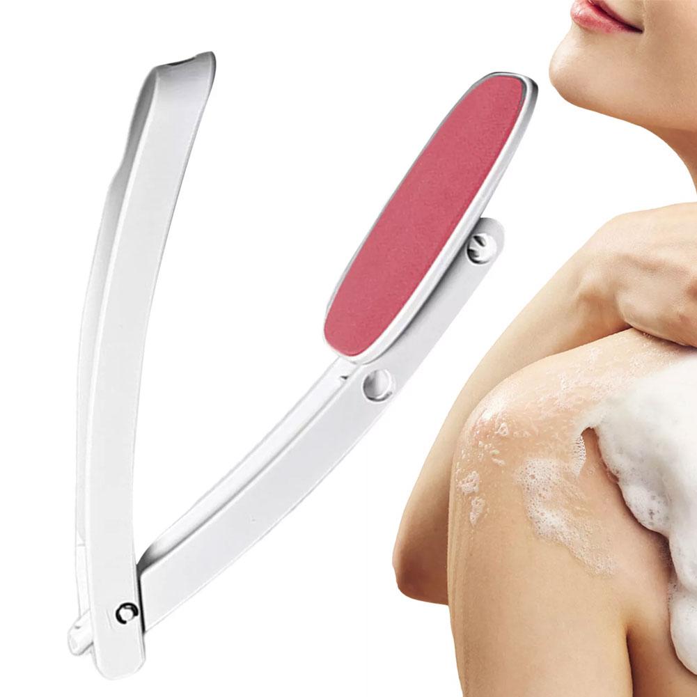 Аппликатор для спины, складной аппликатор для лосьона, щетка для спины для женщин, инструменты, портативный, с ручкой, для купания P7B4