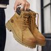 Men's Ankle Boots High-top Short Snow Boots Outdoor Casual Plush Shoes
