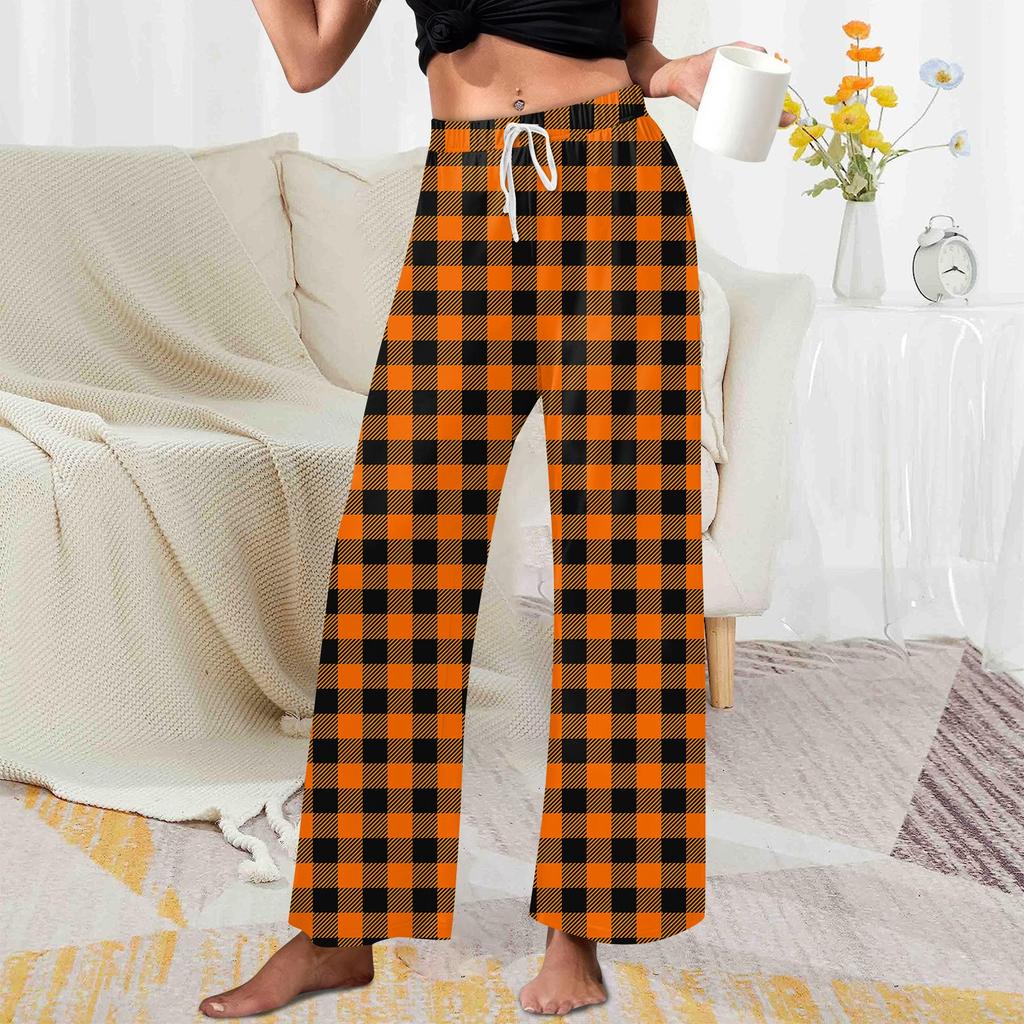 Women's Allover Printed Home Pants Sleeping Pajama Pants Long Pants Pajama Pants Yoga Pants