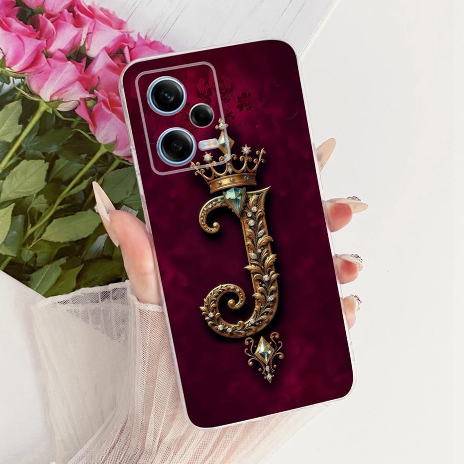 Модный Чехол-Книжка с Короной для Xiaomi Redmi Note 12 Pro Мягкий Силиконовый TPU Задняя Крышка для Чехлов Телефона Redmi Note12 Pro 5G