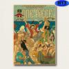 Классический аниме-постер, стикер на стену, ретро-плакаты на крафт-бумаге и принты, аниме-декор, украшение для гостиной, бара, кафе, постер