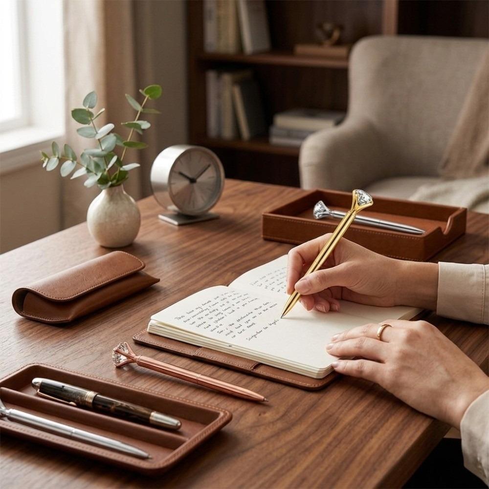 12Pcs Multiple Colors Writing Pen Plastic Body Present Pen Portable Size Signature Pen Office Use