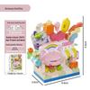 Игрушка-конструктор Модель тележки с уличной едой Xiaohongshu