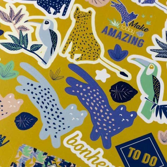 Kit de scrapbooking - Toga - Jungle Vibes - 300 pcs - Multicolore - Mixte