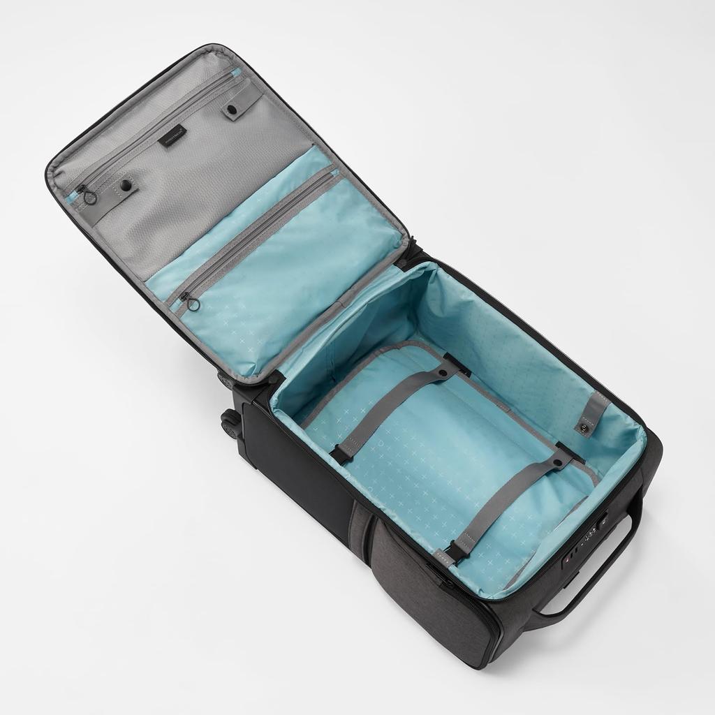 Чемодан размера S 1 ночь 2 дня 2 ночи 3 дня 35 л Стопор колес 10 лет гарантии Сделано в Японии Кейс для ручной клади Сумка для ручной клади Actoy 2TR Черный [Proteca]