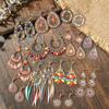 Women Vintage Colorful Dangle Earrings Set Boho Statement Tassel Ornaments Chic Holiday Gifts Party Decors Daily Wear Versatile