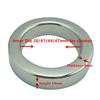 Диаметр 38/41/44/47 мм, толщина 9 мм, мужское кольцо на член из нержавеющей стали, металлическое кольцо для пениса, металлический замок, яички, секс-игрушка для мужчин
