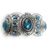 [R6925] - Turquoise 'Scarlett' Baroque Bracelet - 4 Cm