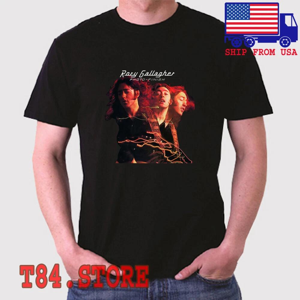 Rory Galagher Photo and Finish Men's Black Size S to 5XL