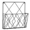 Wall Mounted Book Newspaper Storage Rack Metal Magazine Holder Tabletop Display Stand  for Home