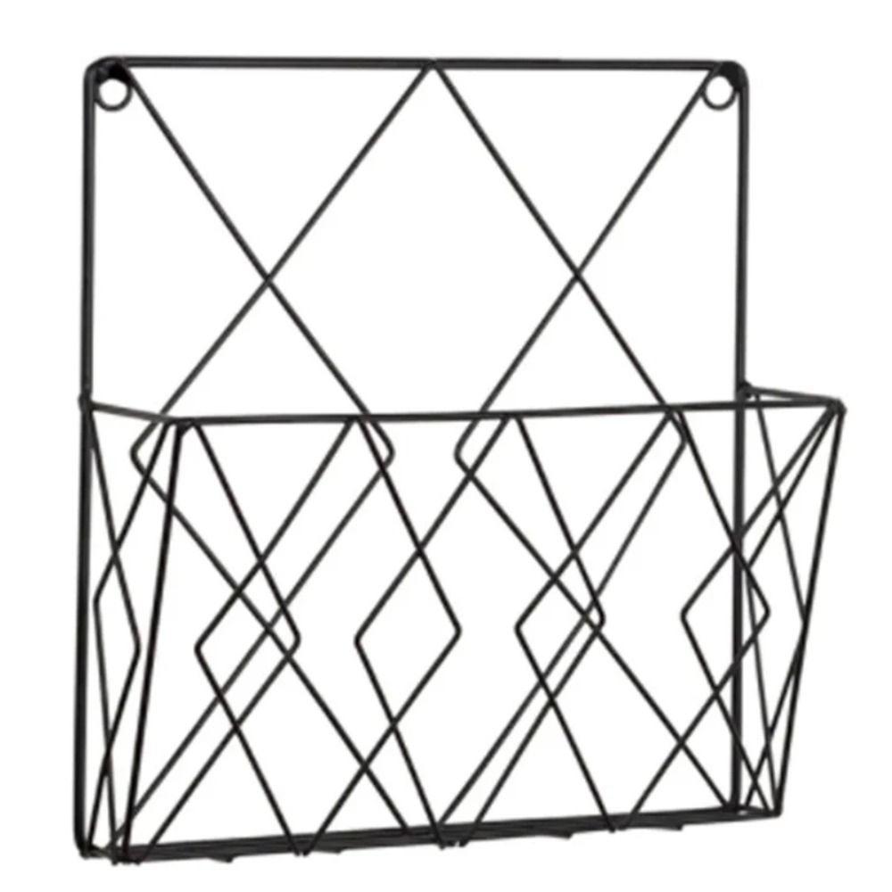 Wall Mounted Book Newspaper Storage Rack Metal Magazine Holder Tabletop Display Stand  for Home