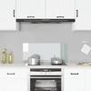 VidaXL Transparent Kitchen Backsplash 90 X 40 Cm Tempered Glass 249472