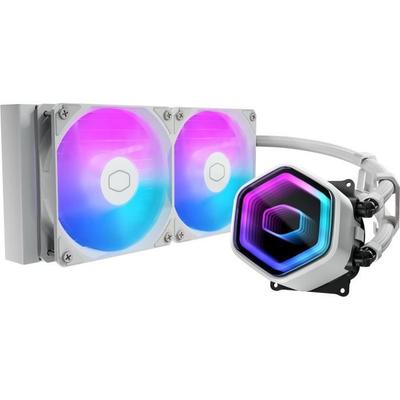 COOLER MASTER - MasterLiquid 240 Core II Белая версия - Система жидкостного охлаждения AIO - Вентиляторы 120 мм