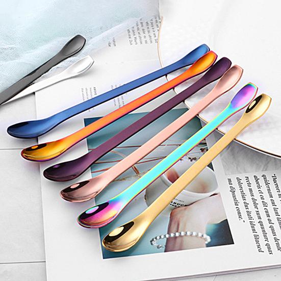 Полезный яркий цвет, высокая прочность, привлекательная приправа, ложка для перемешивания супа, десертная ложка для отбора проб в ресторане, ложка
