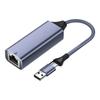 Сетевой адаптер 2,5 Гбит/с с разъемами USB A, USB C и портом RJ45 для стабильного подключения к Интернету
