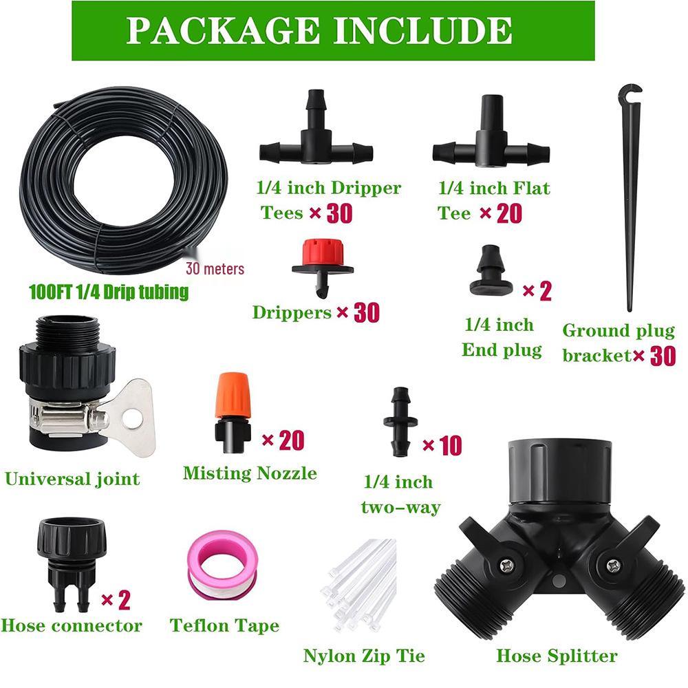 Регулируемый садовый дождеватель и система капельного полива