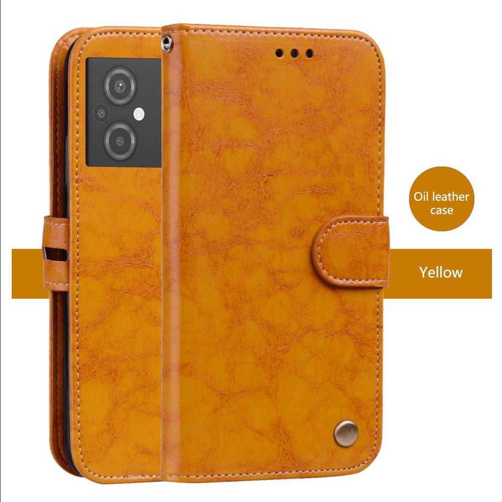 Винтажный чехол-бумажник с текстурой Crazy Horse из ПУ-кожи для Xiaomi POCO M5, M4 5G, с держателем для карт, подставкой, противоударный защитный чехол