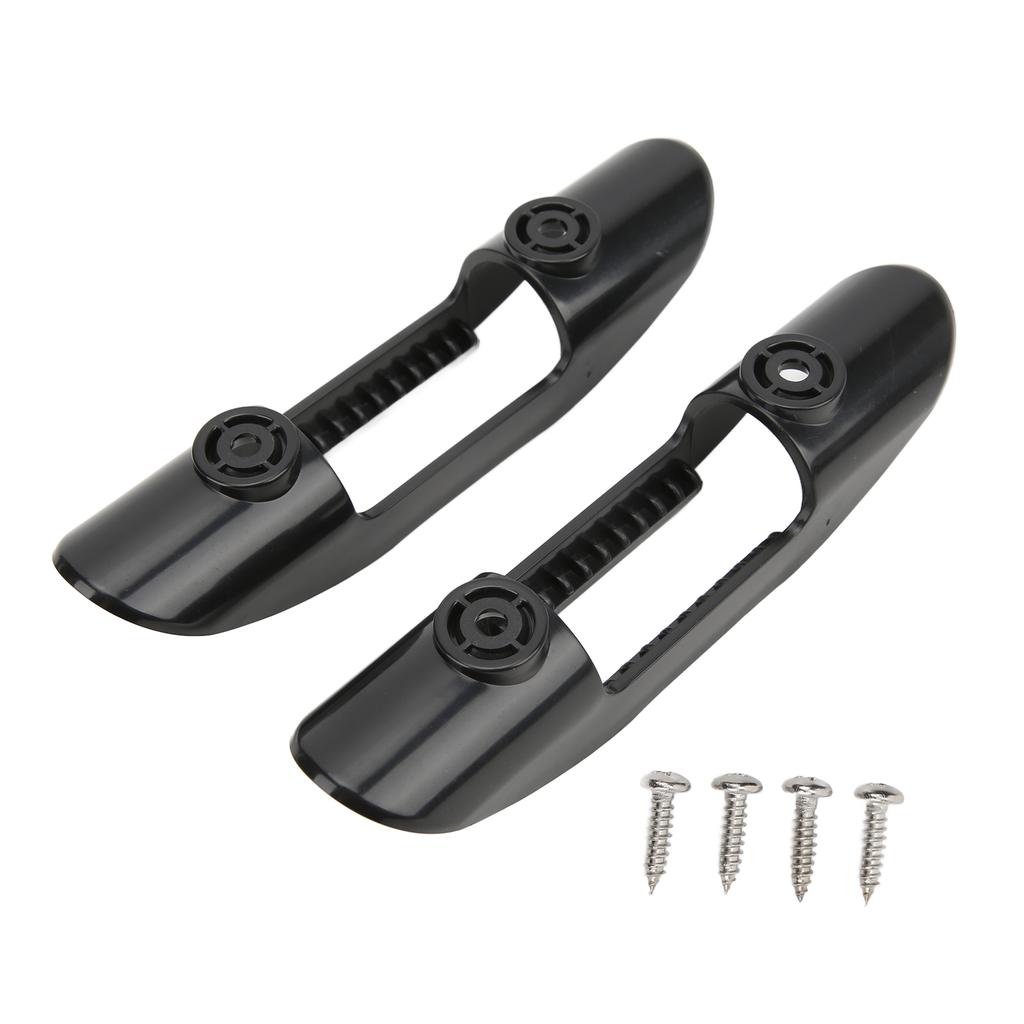 2PCS Kayak Paddle Holder Clip Black Corrosion Resistant Plastic Universal for Ships