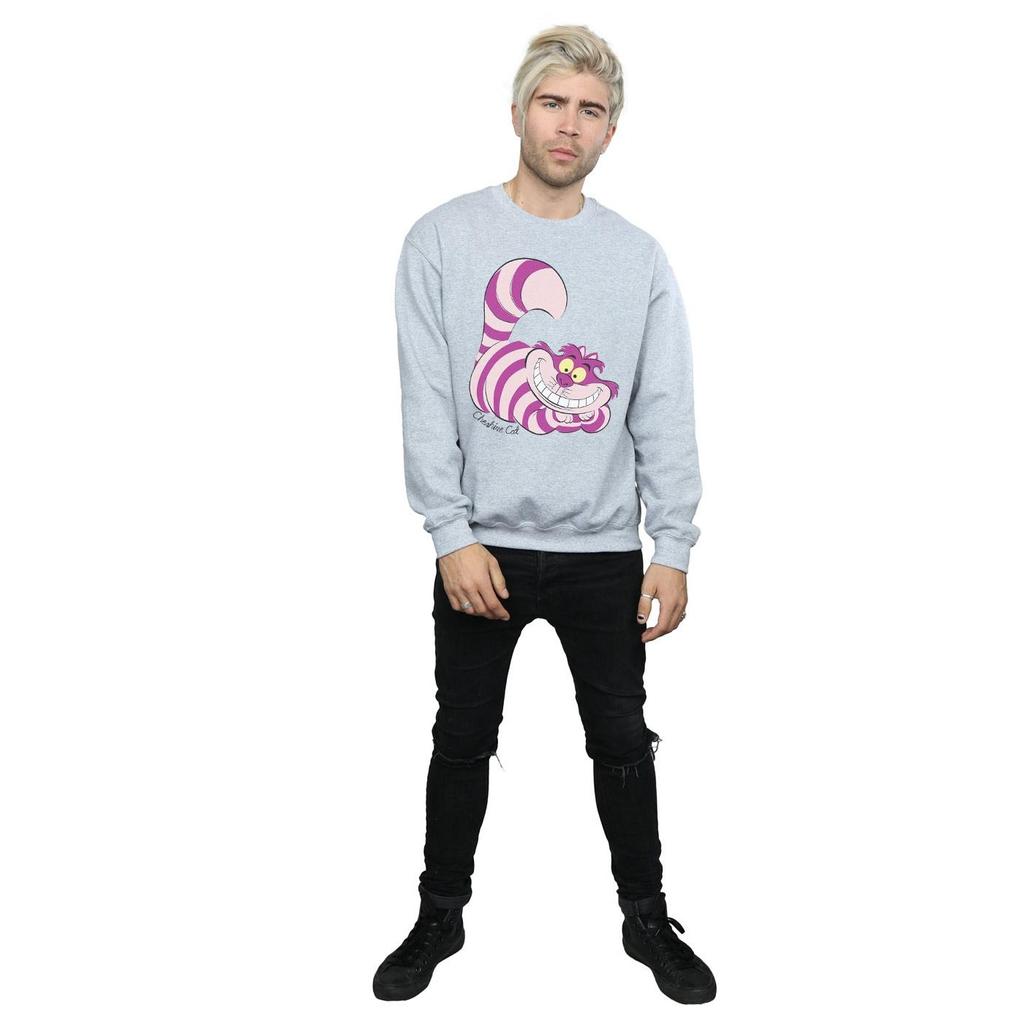 Disney Mens Alice In Wonderland Cheshire Cat Sweatshirt