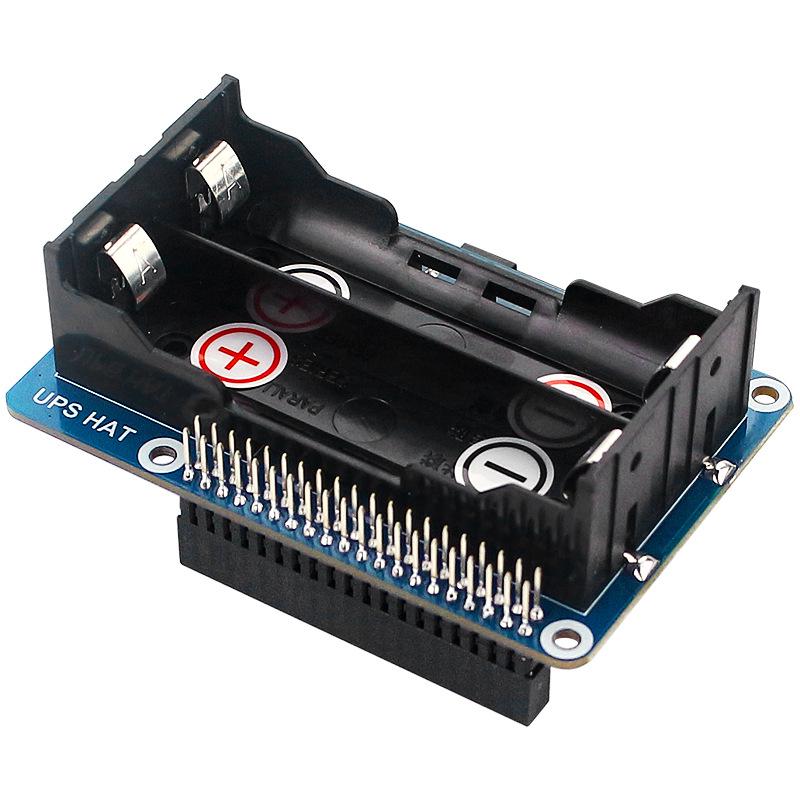 UPS Lithium Battery Power Module for Raspberry Pi 4B/3B+: 5V Mobile Power Bank with Cycle Charging & Battery Charger