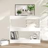 VidaXL Bookcase-Room Divider White 80x30x72 Cm