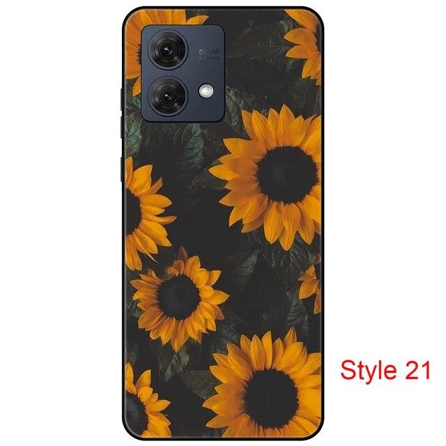 Чехол для Motorola Moto G84 MotoG84, черная задняя крышка, чехол 6,5 дюйма, противоударный мягкий бампер, противоскользящий прочный ТПУ, полная защита