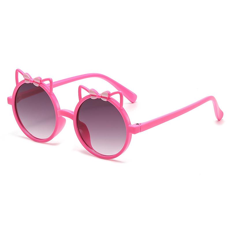 Baby Special Sun Protection Sunglasses, Cartoon Cat Ear Design, Uv400 Protection Kids Sunglasses 2342