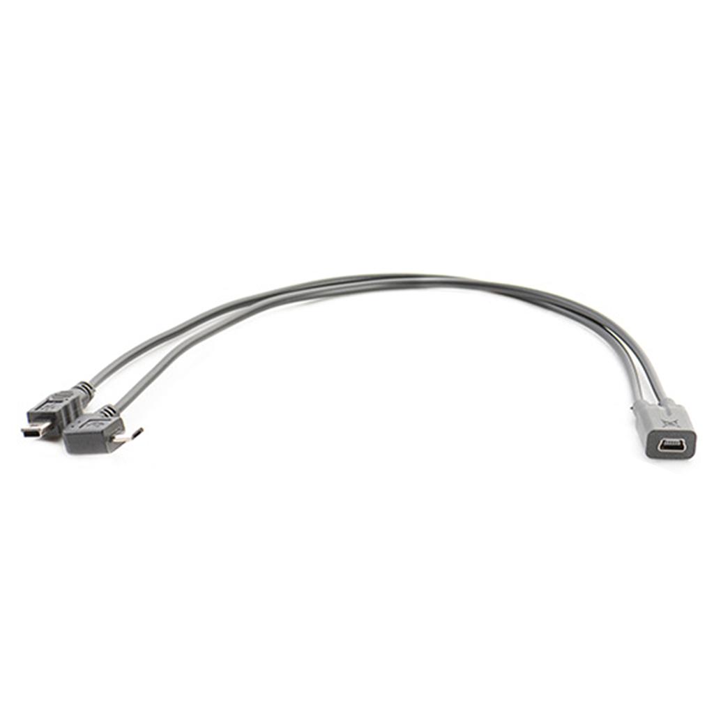 USB-разветвитель-удлинитель, кабель-удлинитель, 5-контактный разъем «мама» на 5-контактный прямоугольный штекер + микро-разветвитель, зарядный шнур