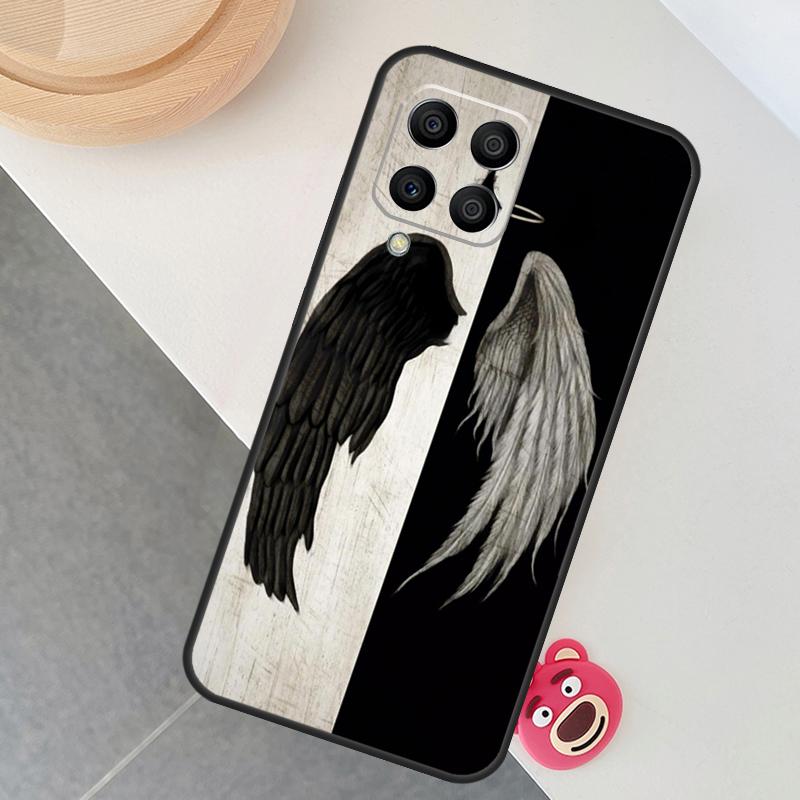 Devil Angel Case For Samsung Galaxy M12 M32 M52 M15 M35 M55 M31 M56 M36 M16 M06 M13 M33 M53 M14 M34 M54