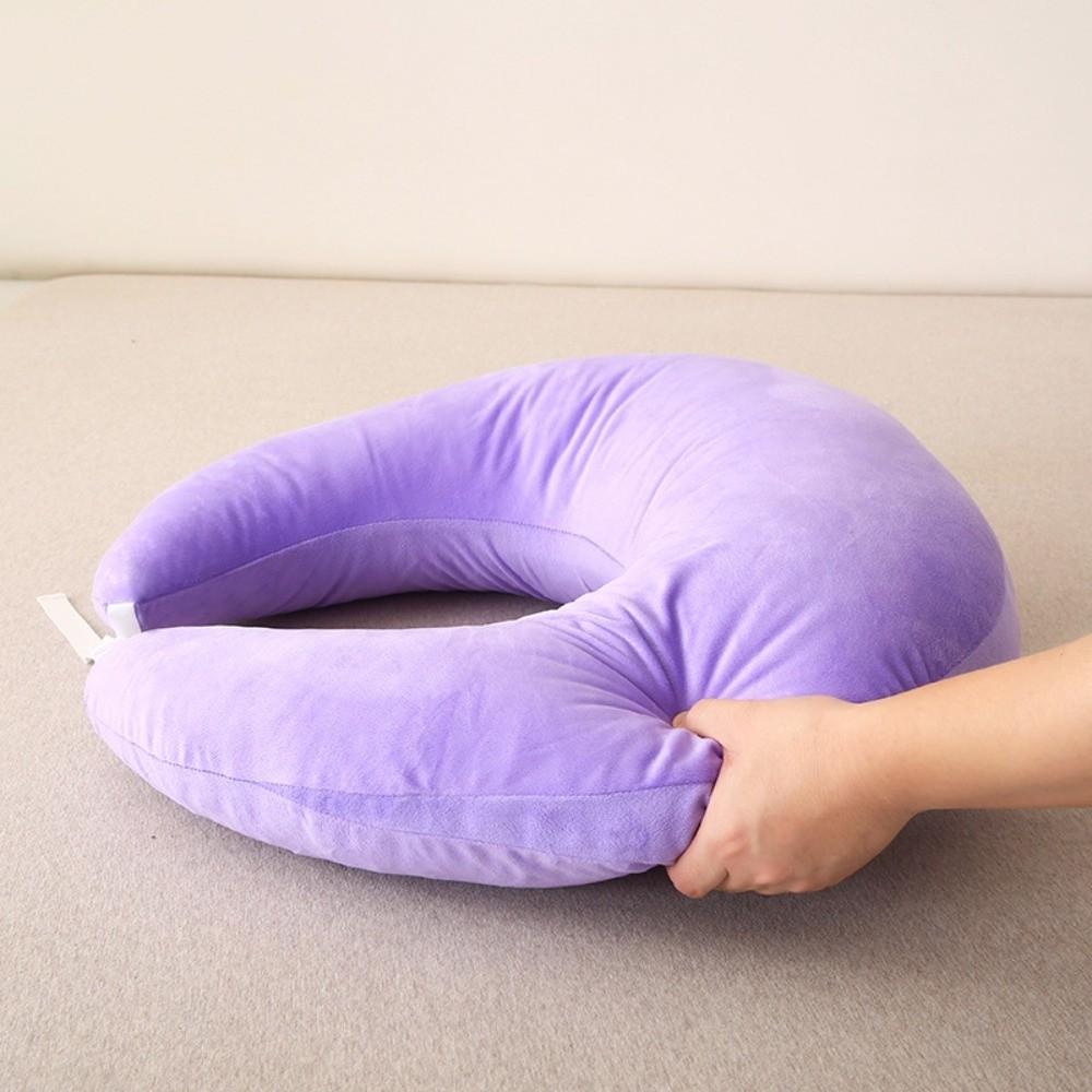 New Soft Reading Gaming Pillow Skin-Friendly Multi-Purpose Ergonomic Moon Pillow Comfortable U-Shaped Lap Pillow Office Nap