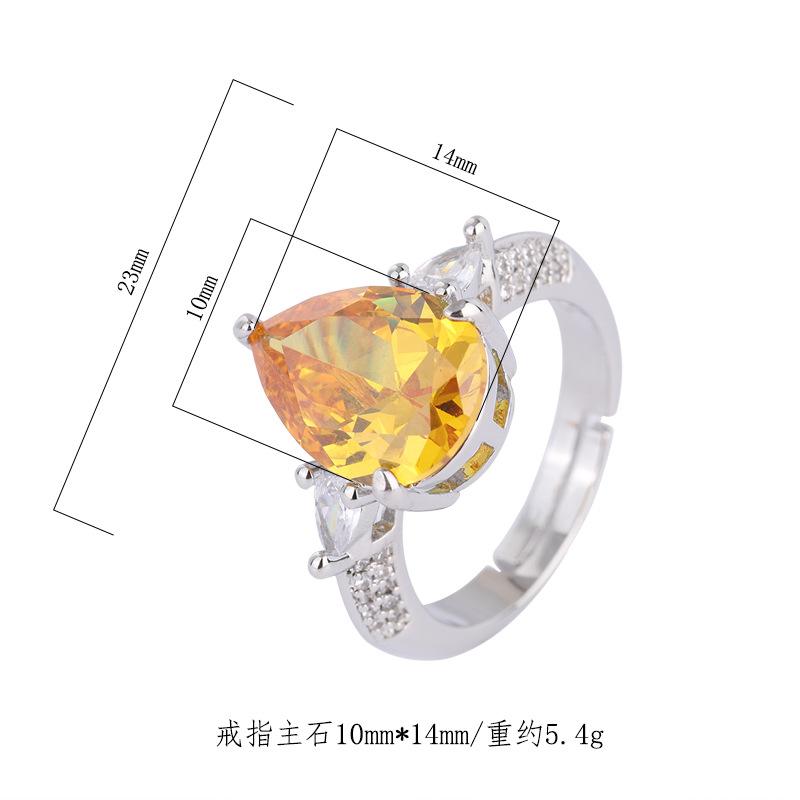 Кольцо с драгоценным камнем Параиба, горячая распродажа, изумрудное кольцо на указательный палец, модное роскошное кольцо